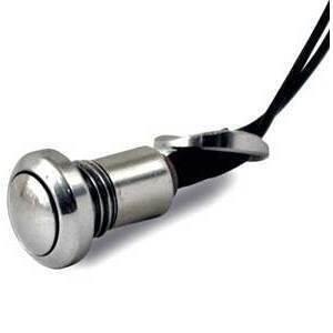 Pulsante a vite 12mm inox