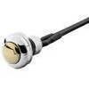 Pulsante a vite 12mm inox/ottone