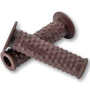 Coppia manopole Daytona GGD-Kani 22mm forate marrone
