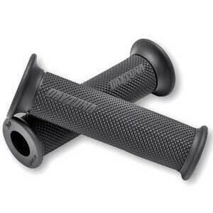 Coppia manopole Daytona D-Base 22mm forate grigio