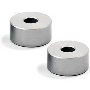 Coppia spessori rialzo riser manubrio 28.5mm LSL 15mm grigio
