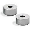 Coppia spessori rialzo riser manubrio 28.5mm LSL 15mm grigio