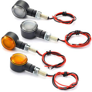 Coppia frecce led Daytona D-Light SOL nero opaco