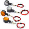 Coppia frecce led Daytona D-Light SOL nero opaco