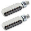 Coppia frecce led Highsider Bronx grigio fumè