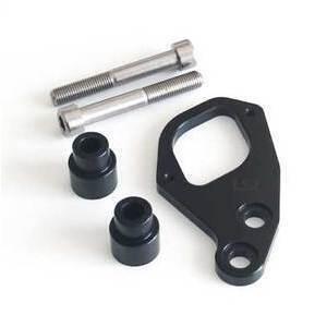 Piastra portablocchetto di accensione per Triumph Bonneville nero