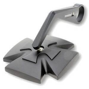 Specchietto retrovisore bar-end Highsider Iron Cross nero