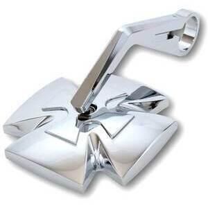 Specchietto retrovisore bar-end Highsider Iron Cross cromo