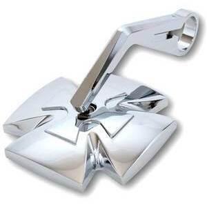 Specchietto retrovisore bar-end Highsider Iron Cross cromo