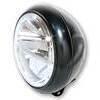 Faro anteriore 7'' Highsider Voyage H-D Style full led attacco basso nero opaco
