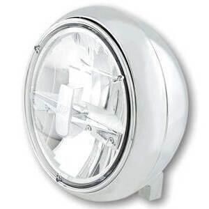 Faro anteriore 7\'\' Highsider Yuma2 full led attacco basso cromo