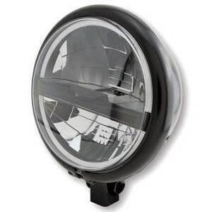 Faro anteriore 5.3/4'' Highsider Bates Type5 full led attacco basso nero opaco