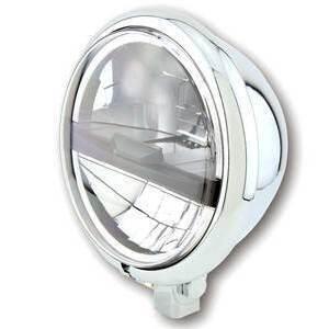 Faro anteriore 5.3/4'' Highsider Bates Type5 full led attacco basso cromo