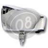 Faro anteriore Highsider Oregon alogeno attacco basso cromo lente liscia - Foto 2