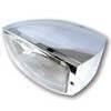 Faro anteriore Highsider Oregon alogeno attacco basso cromo lente liscia