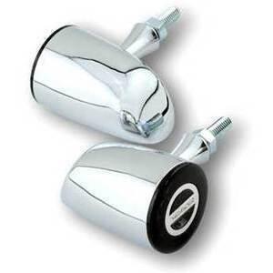 Coppia frecce led Highsider Rocket Classic cromo con fanalino posteriore fumè
