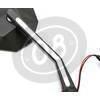 Specchietto retrovisore Highsider Stealth X-3 con luce posizione nero coppia - Foto 4