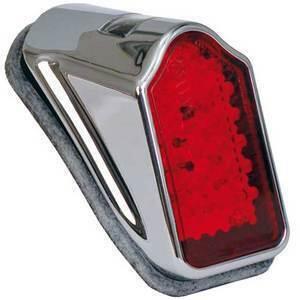 Fanalino posteriore led Tombstone mini cromo
