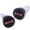 Coppia contrappesi portaspecchietti Highsider Wave nero/rosso