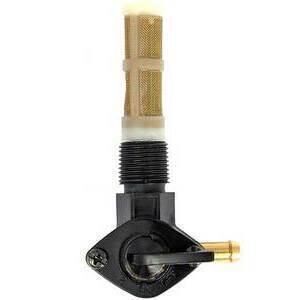 Grifo de combustible 3/8\'\' NPT conexión lateral derecha 1975 Style negro
