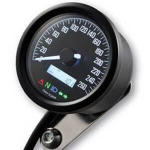 Contachilometri elettronico Daytona60 con spie 260Km/h nero