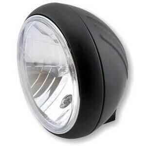 Faro anteriore 7\'\' Yuma alogeno attacco basso nero opaco lente liscia
