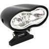 Faro anteriore Oval Double alogeno attacco basso nero lente liscia