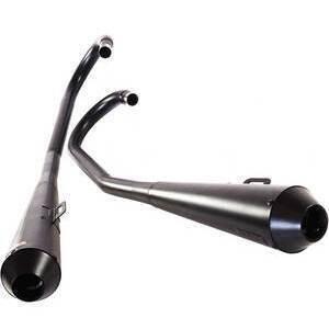 Impianto di scarico per BMW R 45 Mass 2 in 2 inox