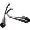 Impianto di scarico per BMW R 45 Mass 2 in 2 inox