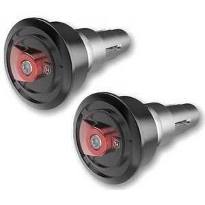 Coppia contrappesi portaspecchietti Highsider Enterprise rosso