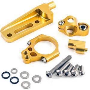 Kit ammortizzatore di sterzo per Harley-Davidson Sportster XL attacchi Hyperpro oro