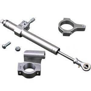 Amortisseur de direction Harley-Davidson Dyna \'06-\'17 kit Daytona gris complet