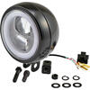 Faro anteriore 4.75'' Daytona Capsule-120 full led attacco basso nero