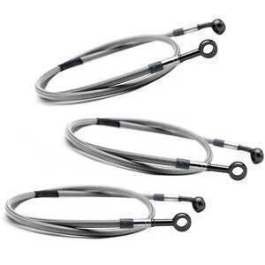 Kit tubi freno aeronautici per BMW R 100 RT \'81-\'84 TRW-Lucas anteriore