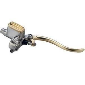 Front brake master cylinder 25.4mm Kustom Tech 12mm Deluxe satin/brass