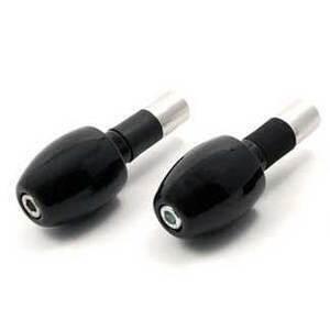 Coppia contrappesi antivibranti LSL ellittici 14/18mm nero opaco