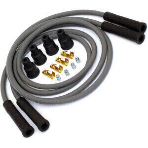 Ignition cable 8mm kit Dynatek grey suppression 2 cylinders