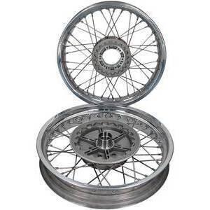 Ruota a raggi per Moto Guzzi Serie Grossa 18\'\'x2.15 - 18\'\'x2.15 kit completo