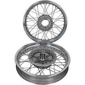 Ruota a raggi per Moto Guzzi Serie Grossa 17\'\'x3.50 - 17\'\'x4.25 kit completo