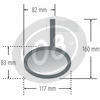 Specchietto retrovisore bar-end Highsider Victory-Blast Evo nero - Foto 3