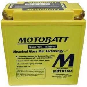 Batteria di accensione MotoBatt MBTX16U 12V-19Ah