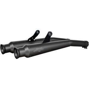 Coppia finali di scarico per BMW R 100 GS Spark Trumpet nero