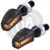Coppia frecce led Highsider Flight nero opaco fumè - Foto 2