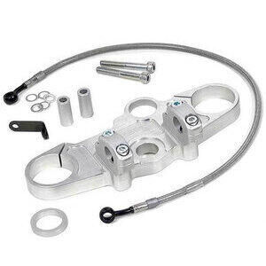 Piastra forcella per Honda CBR 1100 XX \'99- kit Superbike LSL grigio