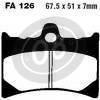 Pasticche freno EBC Brakes FA126 - Foto 2