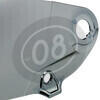 Visiera casco moto Biltwell Lane Splitter Gen2 mirror cromo - Foto 3