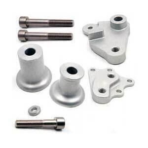 Paratelaio per Kawasaki ZX-10R 1000 E kit supporti grigio