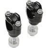 Coppia riser Neken manubrio 28.5mm M12 nero