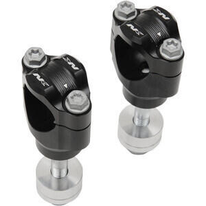 Coppia riser Neken manubrio 28.5mm M10 nero