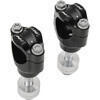 Coppia riser Neken manubrio 28.5mm M10 nero